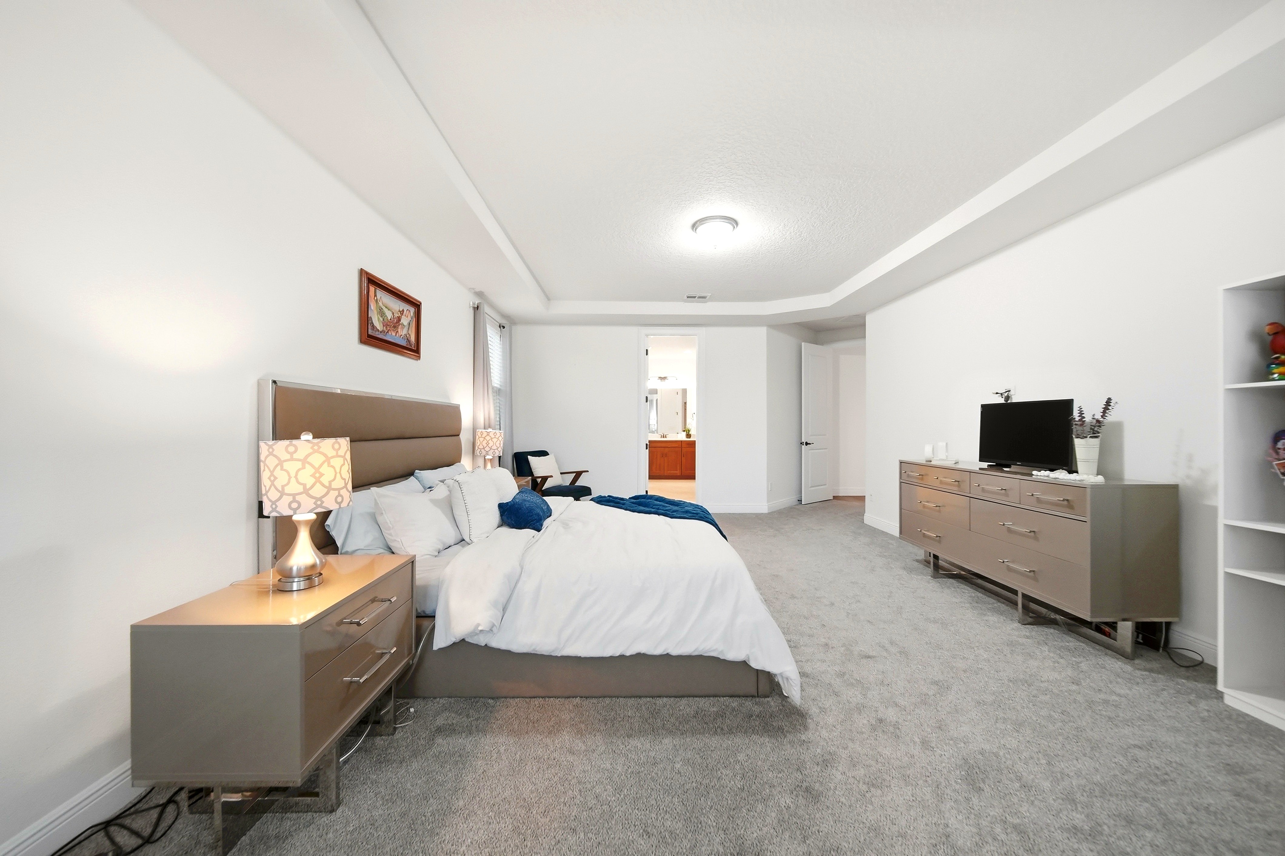 Master bedroom suite