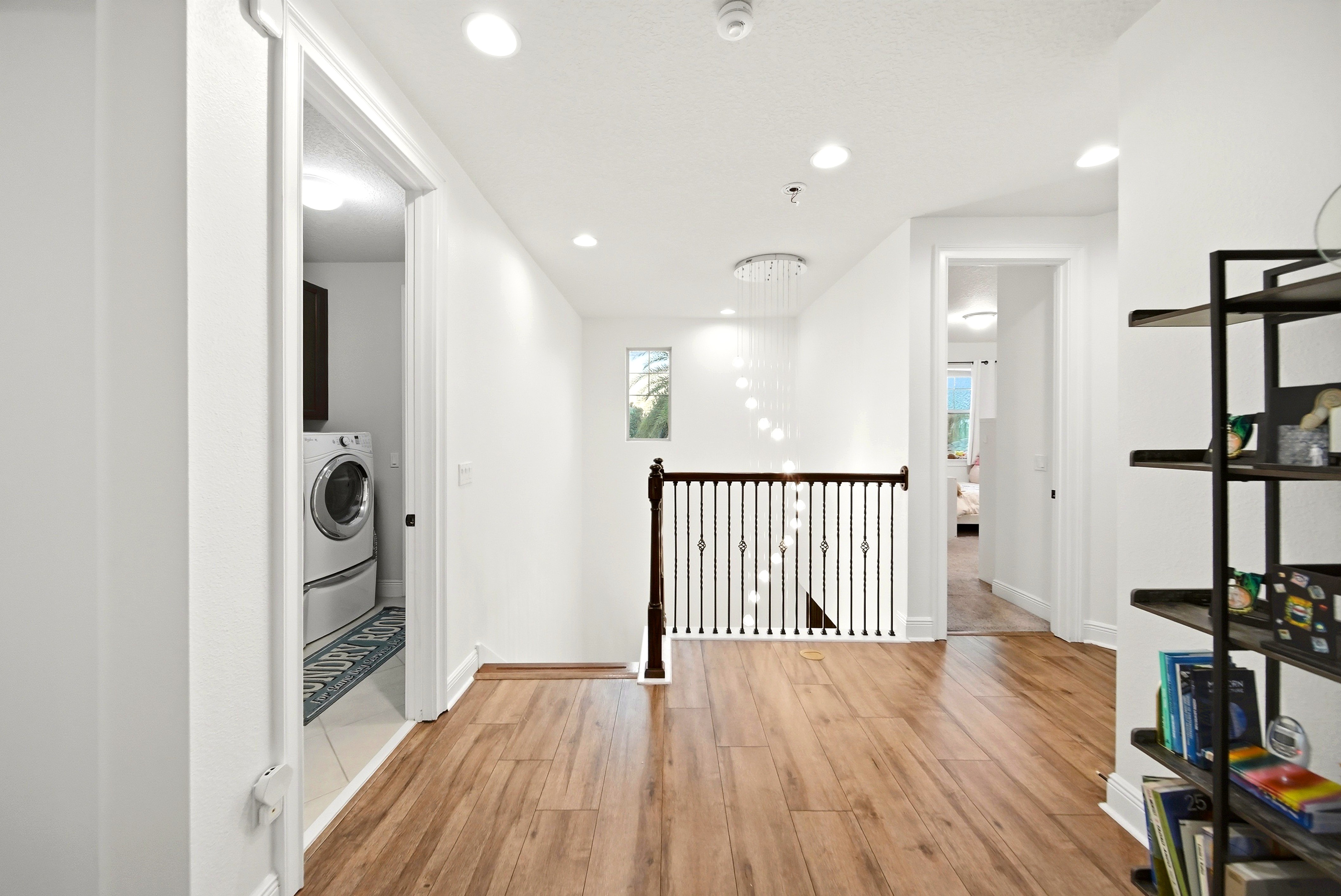 Hallway landing with staircase