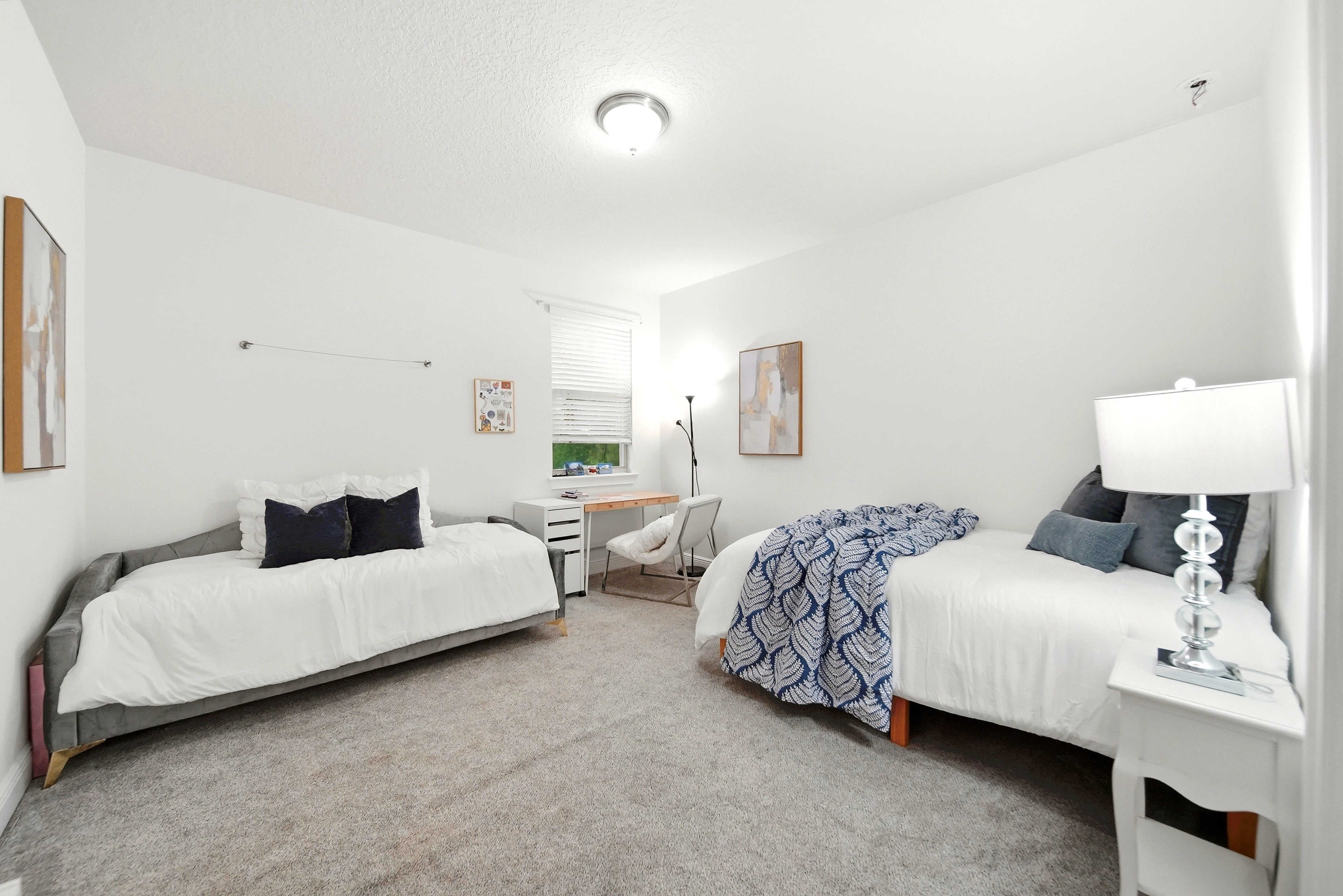 Children's bedroom with two beds